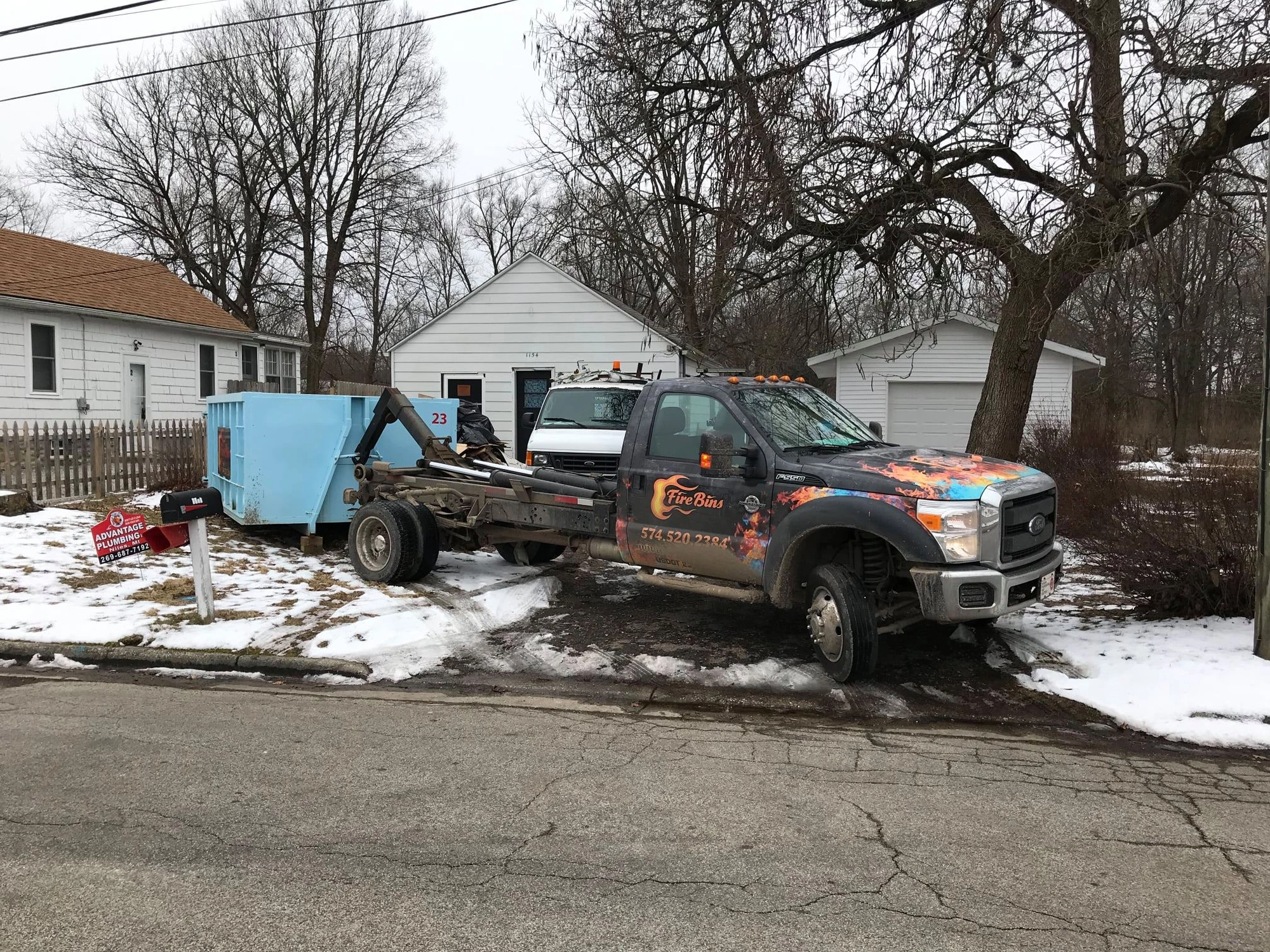 Fire Bins construction dumpster rental in Michiana